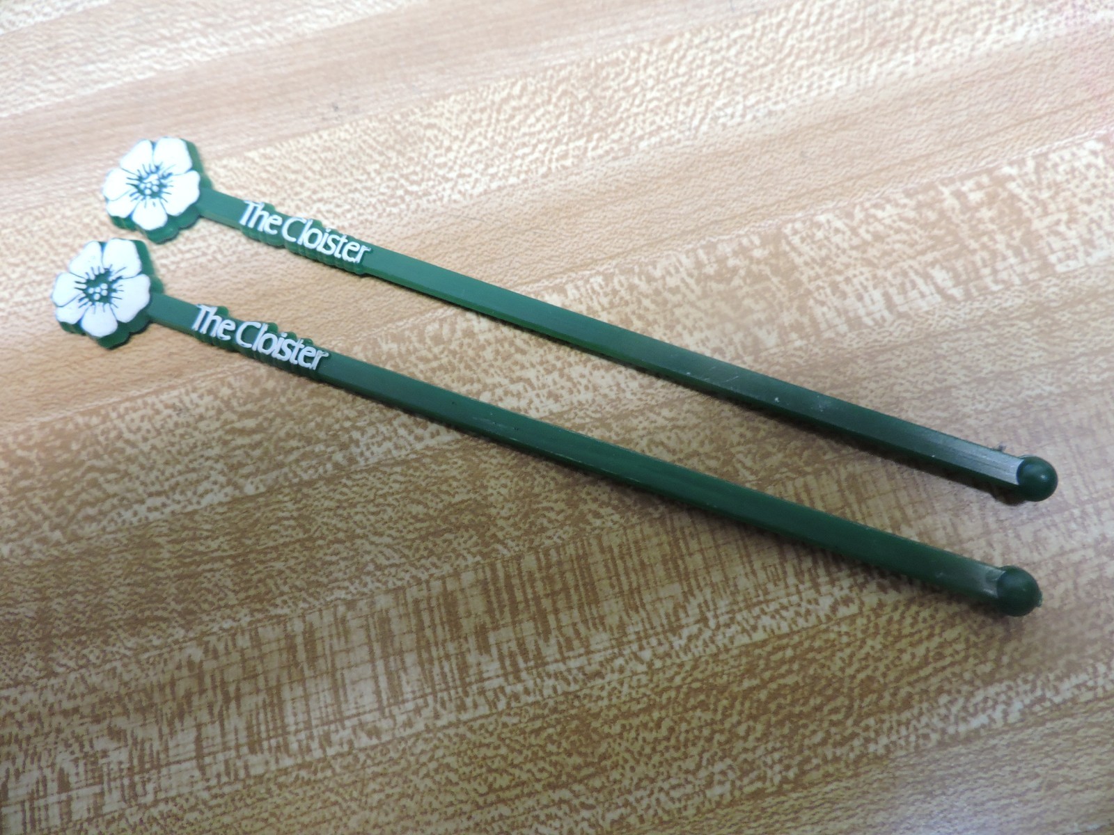 2 Swizzle stir Sticks The Cloister