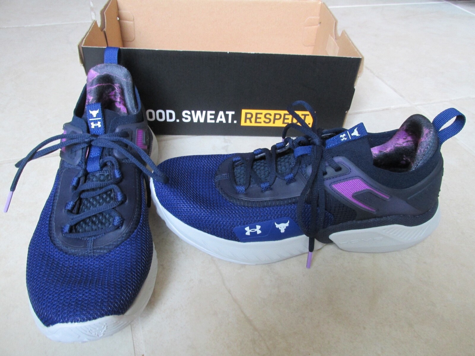 NEW Under Armour Project Rock 5 Disrupt Training Shoes Mens