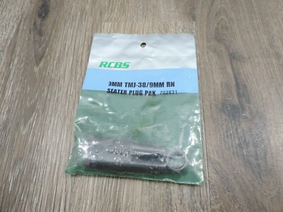 RCBS 9MM TMJ-38/9MM RN Seater Plug Pak 702831