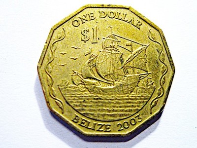 Belize  1 Dollar  2003  "Segelschiff"