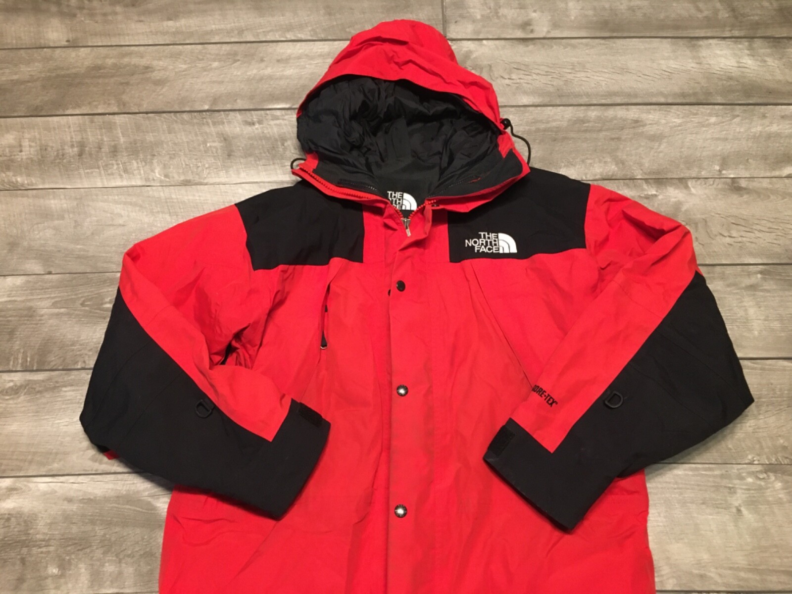 The North Face Parka Jacket Coat Red Mountain Gore-Tex Men's