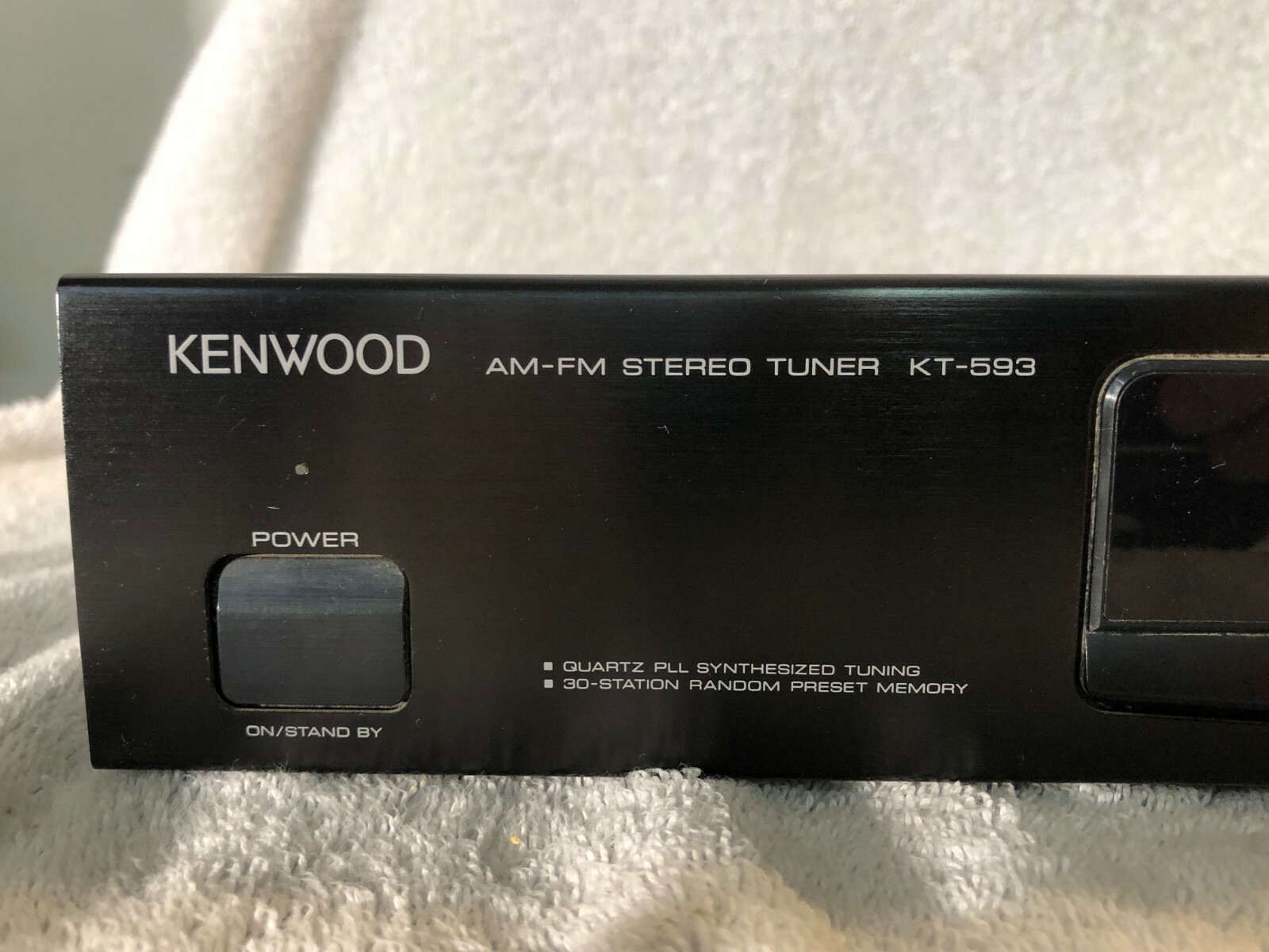 KENWOOD AM/FM STEREO  TUNER - KT-593 -TESTED