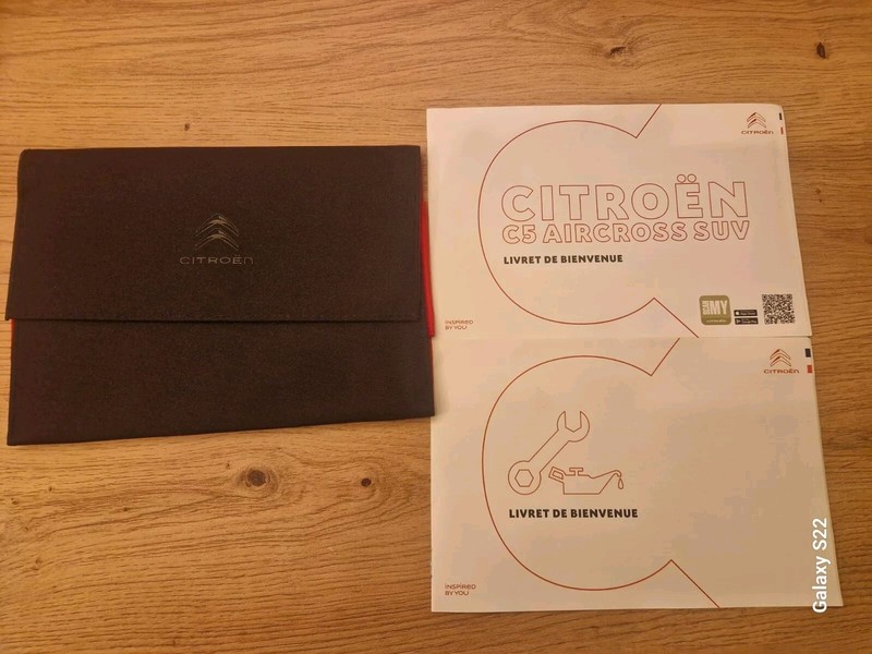 Carnet D'Entretien FranÃ§Ais CitroÃ«N Complet C5 Aircross 