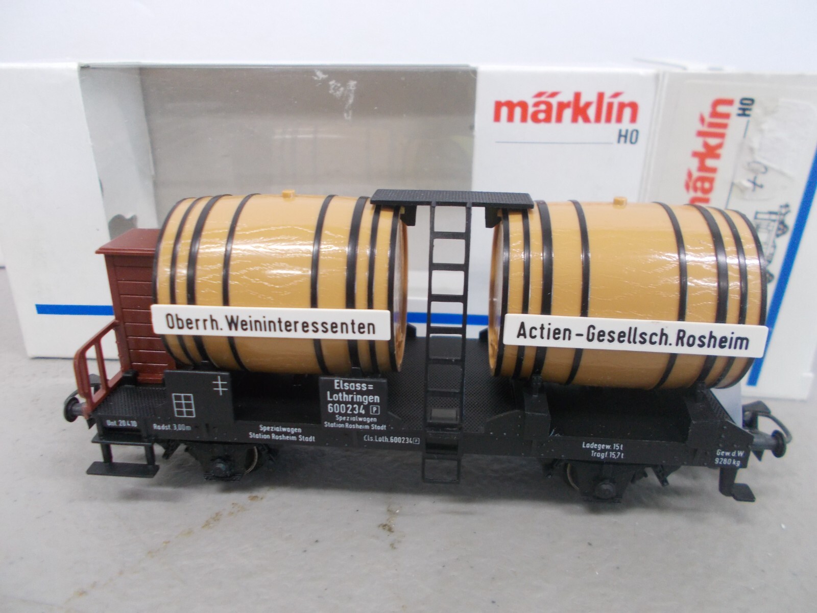 MARKLIN-#4432-OBERRH. WEINNINTERESSENTEN-WINE CAR #600234-HO