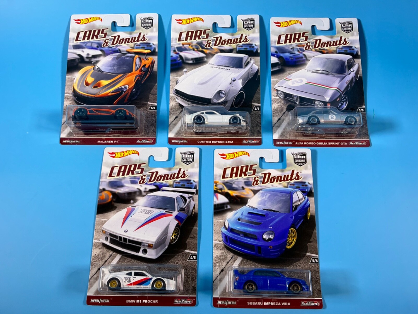 Hot Wheels ホットウィール CARS & Donuts カーズ＆ドーナツ 全5種