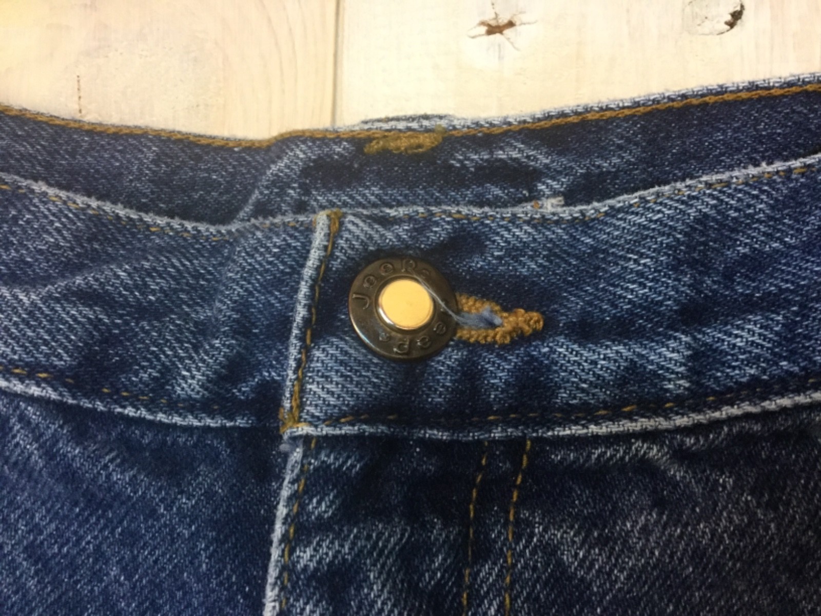 Jeep Teflon HT Mens Carpenter Denim Shorts Size 48 Blue Big Tall F8