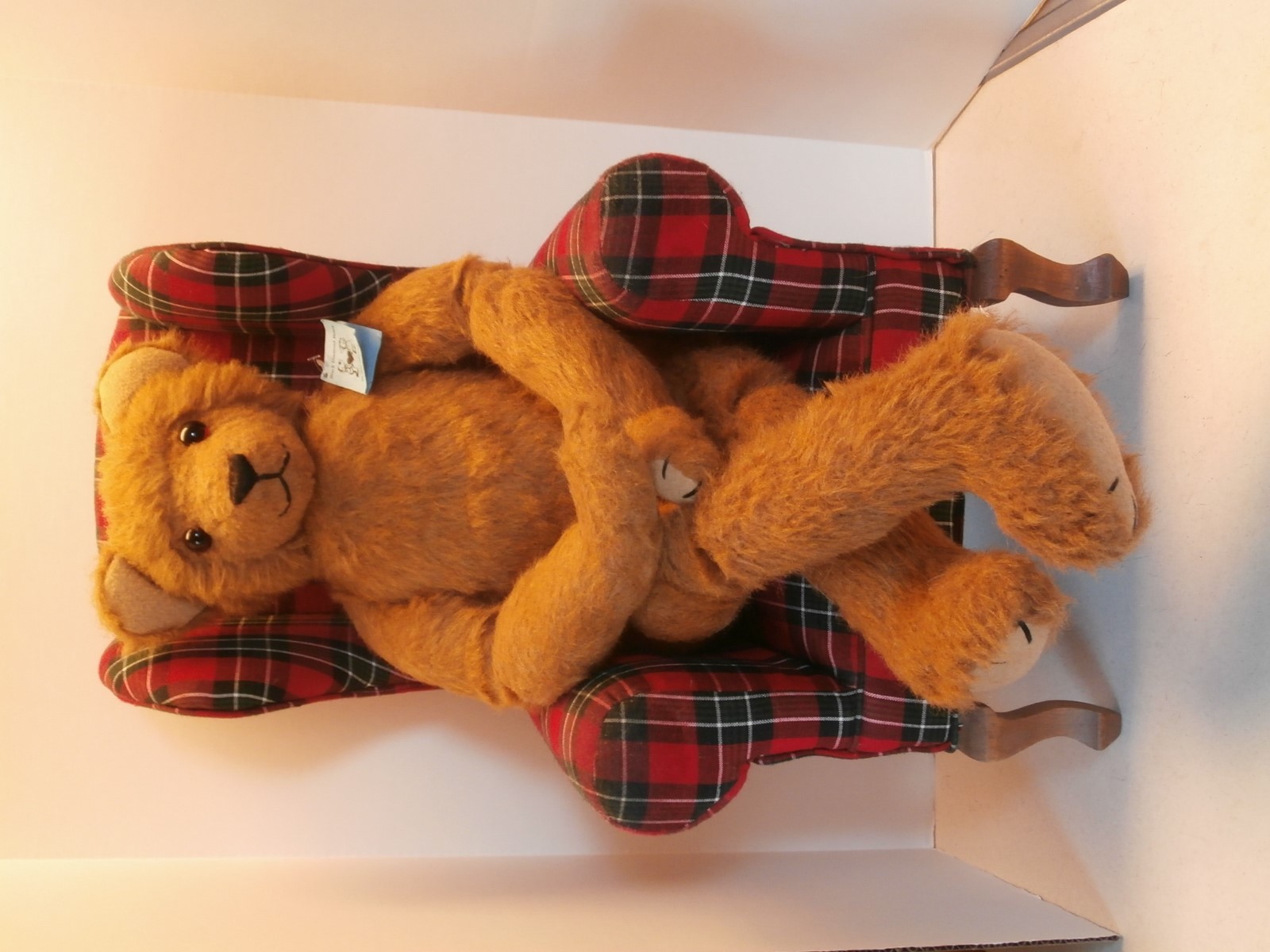 VINTAGE TEDDY BEAR BYMARDIE DROLSHAGEN DESINGNER OFBLACK DIAMONDBEARDOUBLEJOINTE