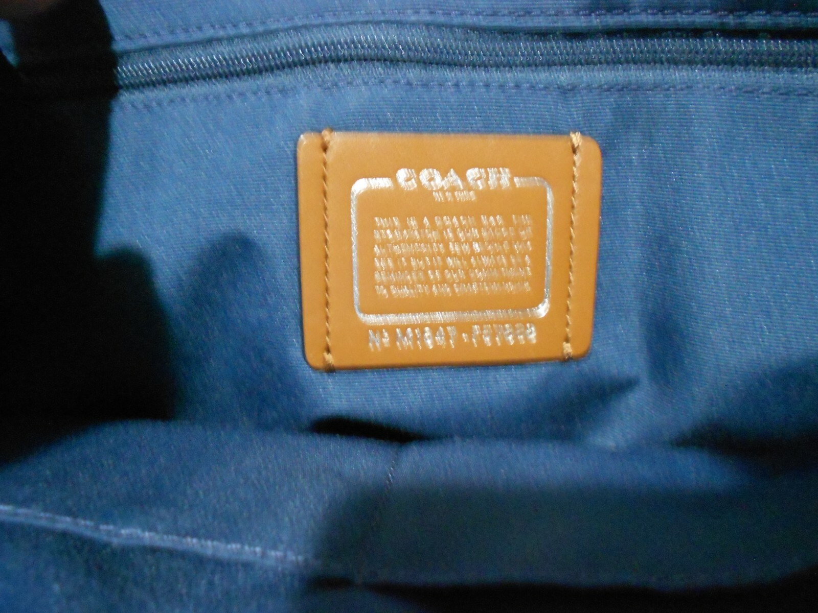 AUTHENTIC SET COACH FLORAL NAVY JEAN BLUE TOTE BAG F57888 & FULL SIZE WALLET