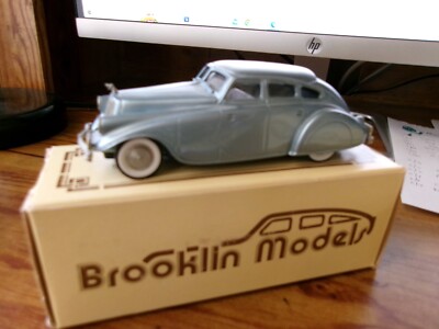 BROOKLIN MODELS 1933 PIERCE ARROW SILVER ARROW DIE CAST MODEL TOY 1:43 BRK. 1