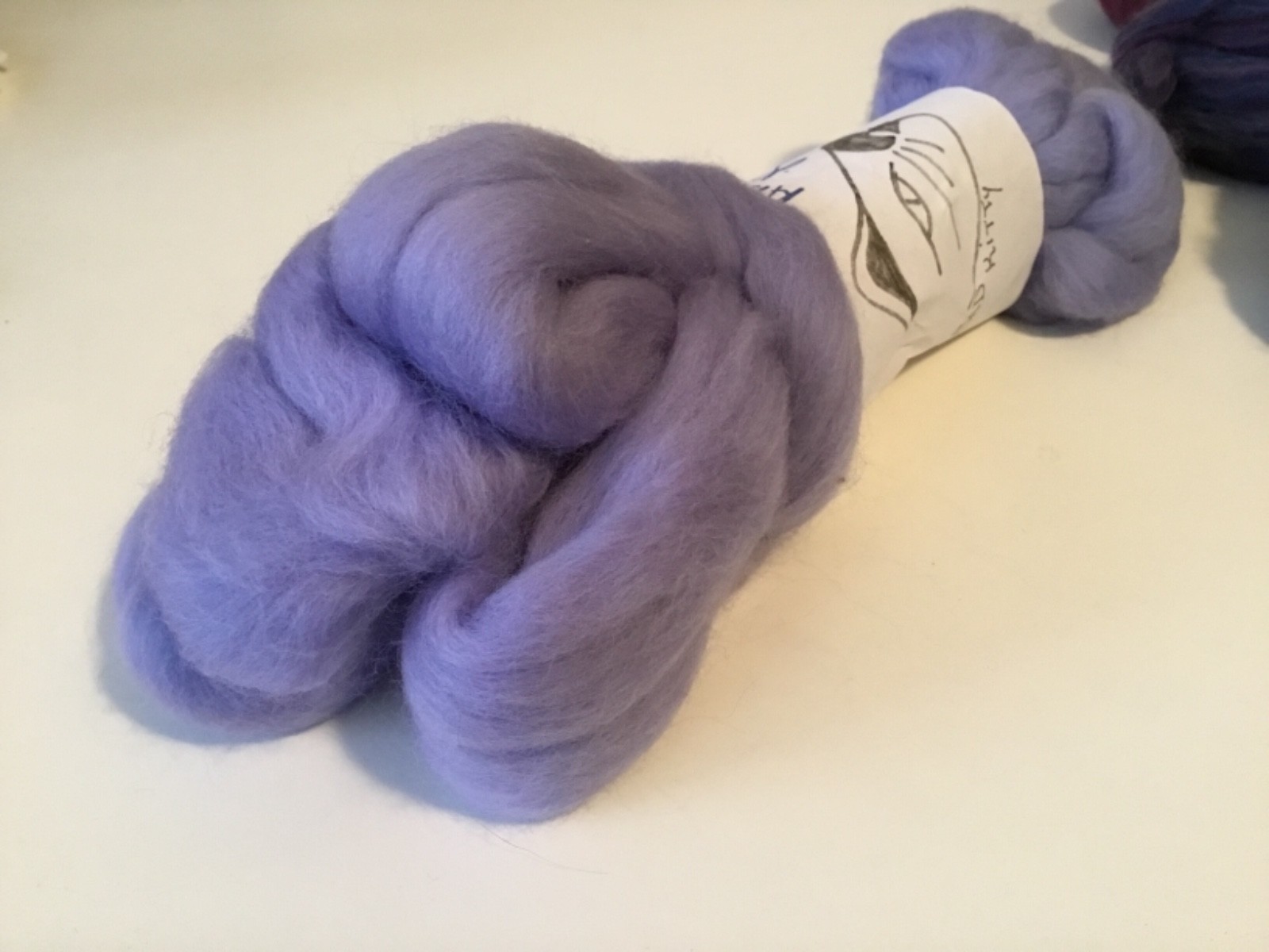 Lot 14 oz. Hand Dyed Merino Wool Top Roving Spinning Fiber Wet Felting 7 Skeins