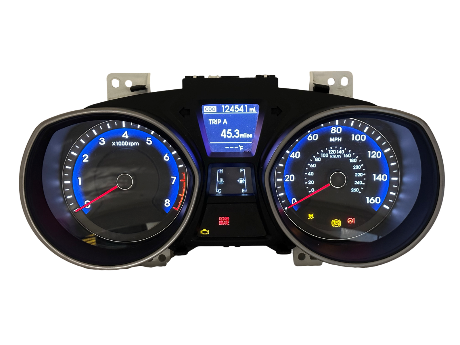 Speedometer Instrument Cluster Dash Panel Gauges 2013 Elantra 124,541 Miles