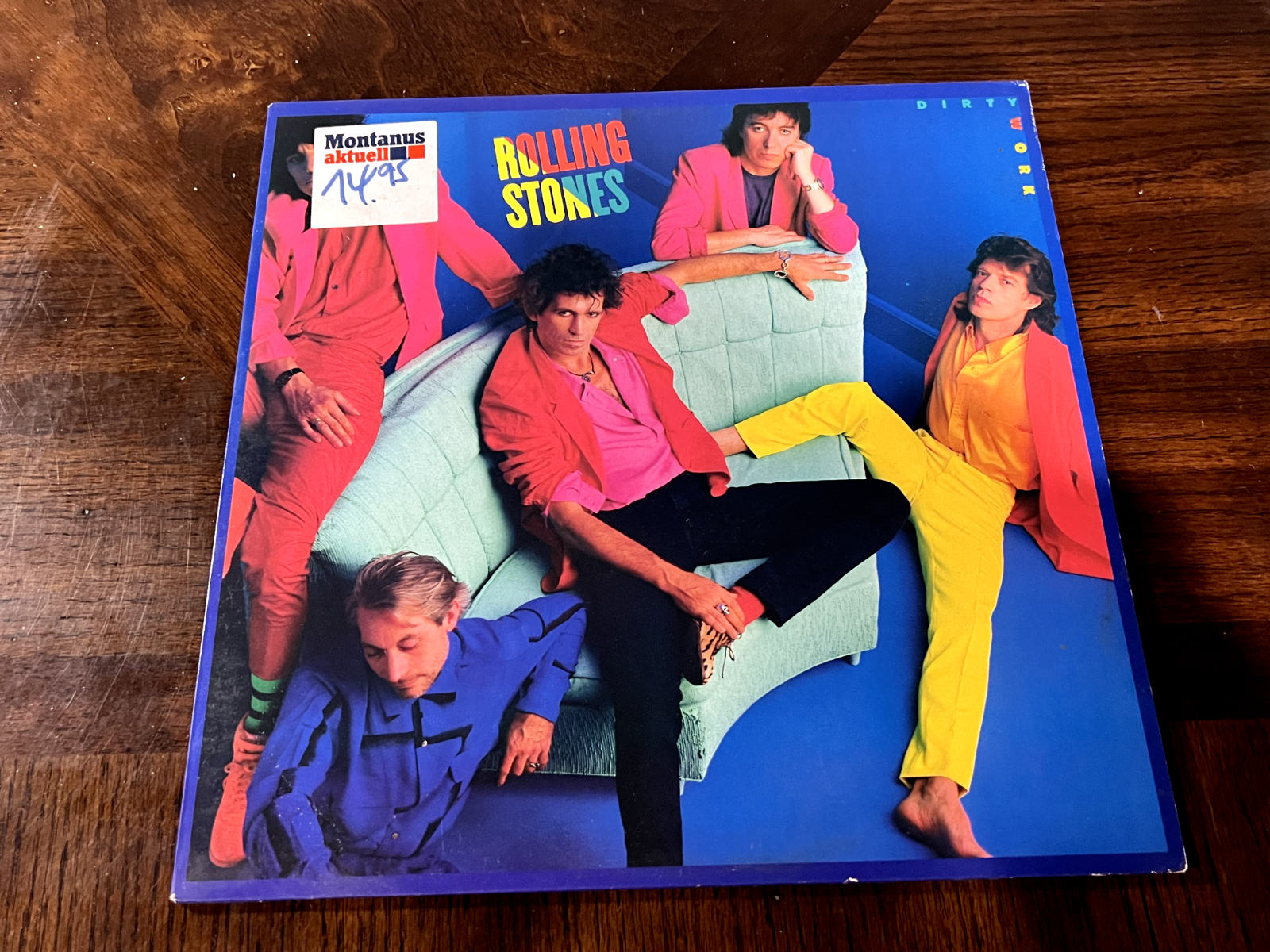 Rolling Stones- Dirty Work- LP 1986 Rollin Stones 86321 Made