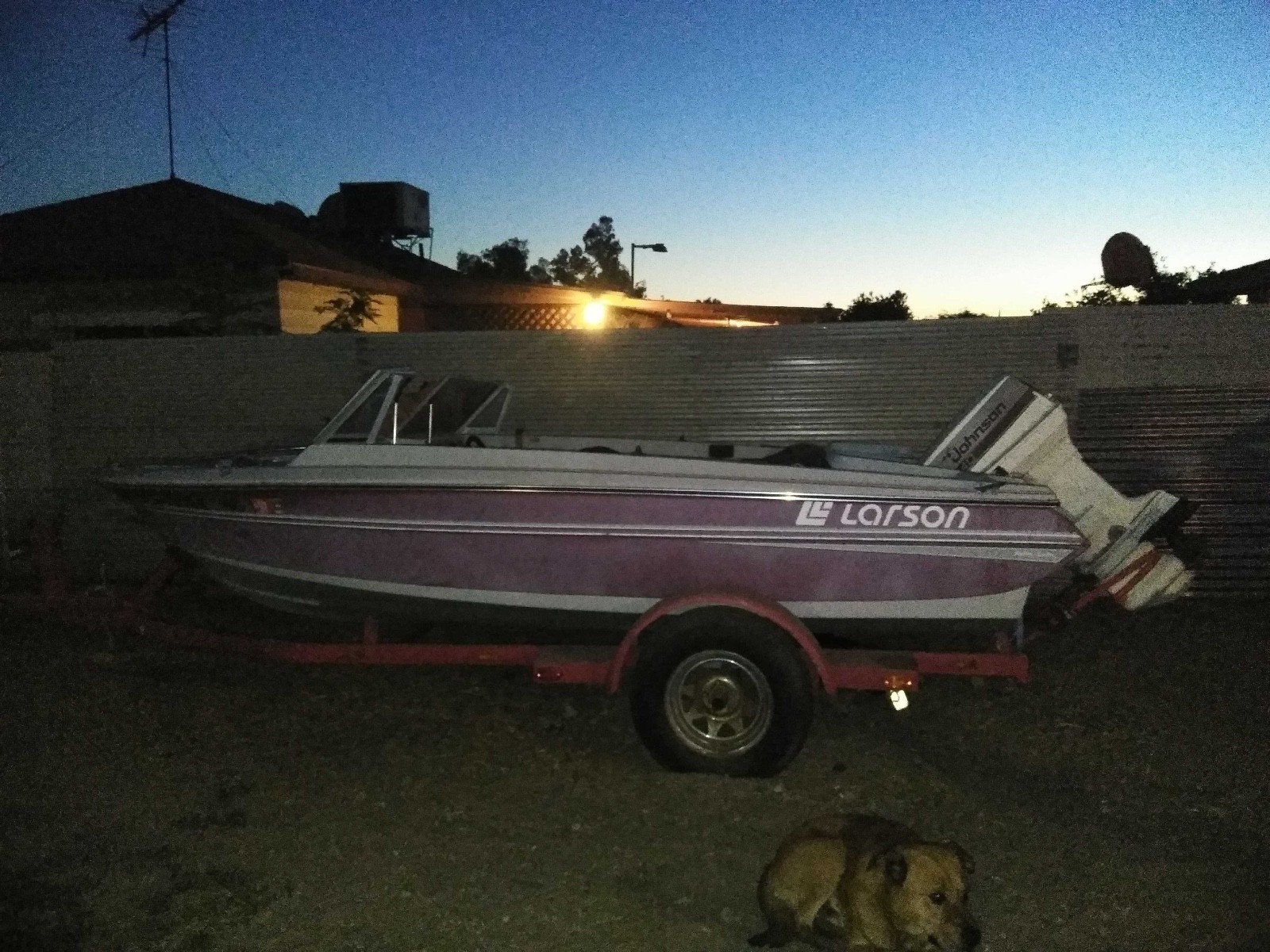 1987 Larson Powerboat w Motor & Trailer, Fontana CA | No Fees & No Reserve