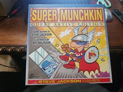 Super Munchkin Quest Artist Edition Art Baltazar NiB