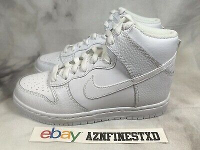NEW Nike Dunk High (GS) White Sz 3.5y 921797-100