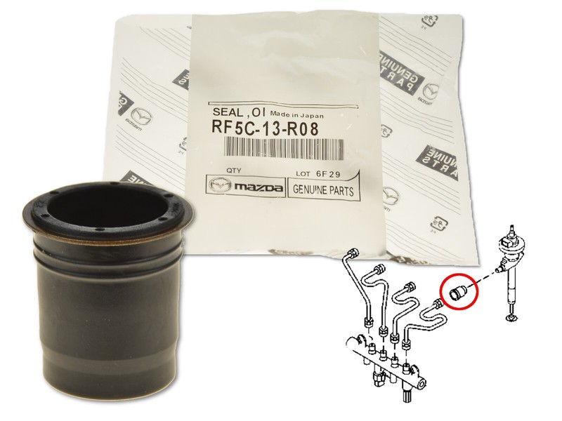 EinspritzdÃ¼Se Dichtung Rf5c-13-R08 Oe FÃ¼R Mazda3 Mazda5 Mazda6 Mpv