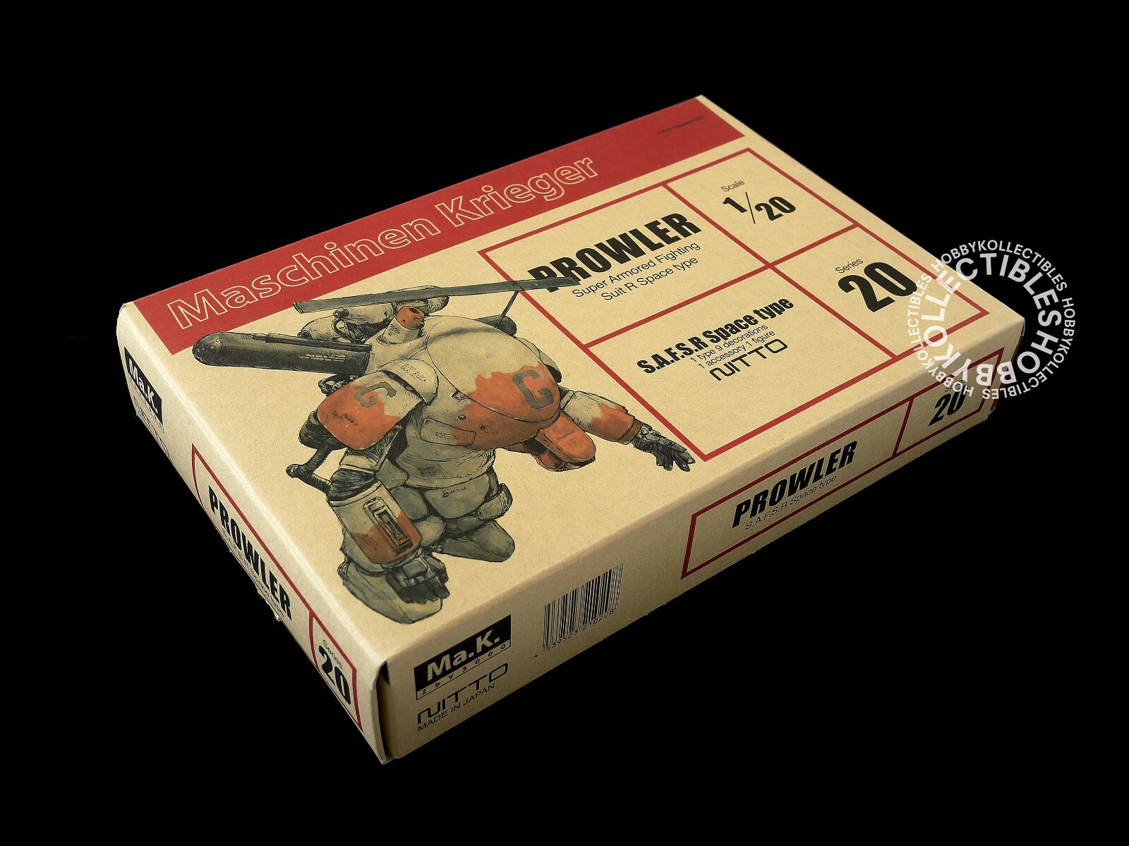 Ma.K Nitto SF3D 1/20 #20 SAFS R Prowler Maschinen MISSING