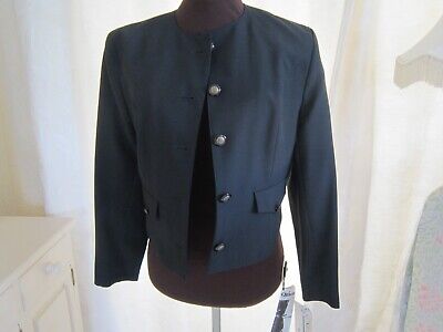 New with tags vintage Anne Brooks  Debenhams Petite Lined black jacket size 12