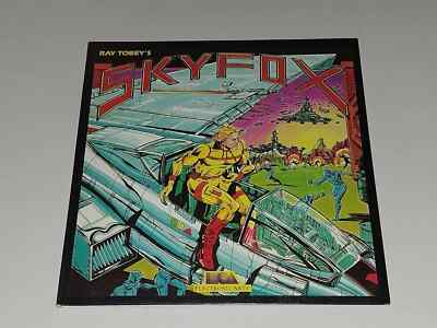 Vintage EA Skyfox Vintage video game. 1986 Electronic Arts Commodore 64. C64