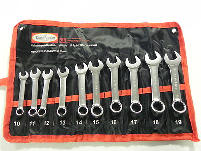 kurz Ring-Maulschlüssel-Satz Gabel-Schlüssel-Satz Maul-Ringschlüssel-Satz 10-19