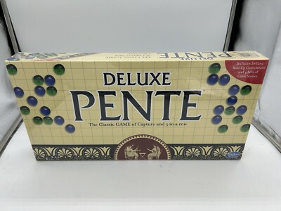 Deluxe Edition Pente: The Classic Game of Capture and 5 in a Row Brand New