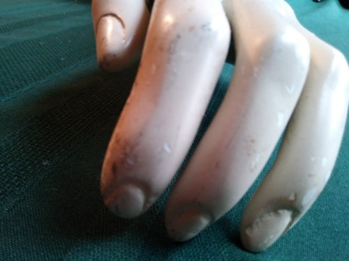 Vintage Heavy Arm hand Mannequin Prop display boutique industrial steampunk #D