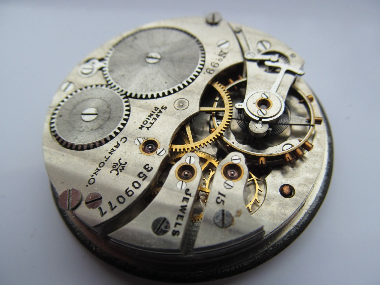 Купить Двигательные механизмы Pocket watch movement, Canton 15 jewel в