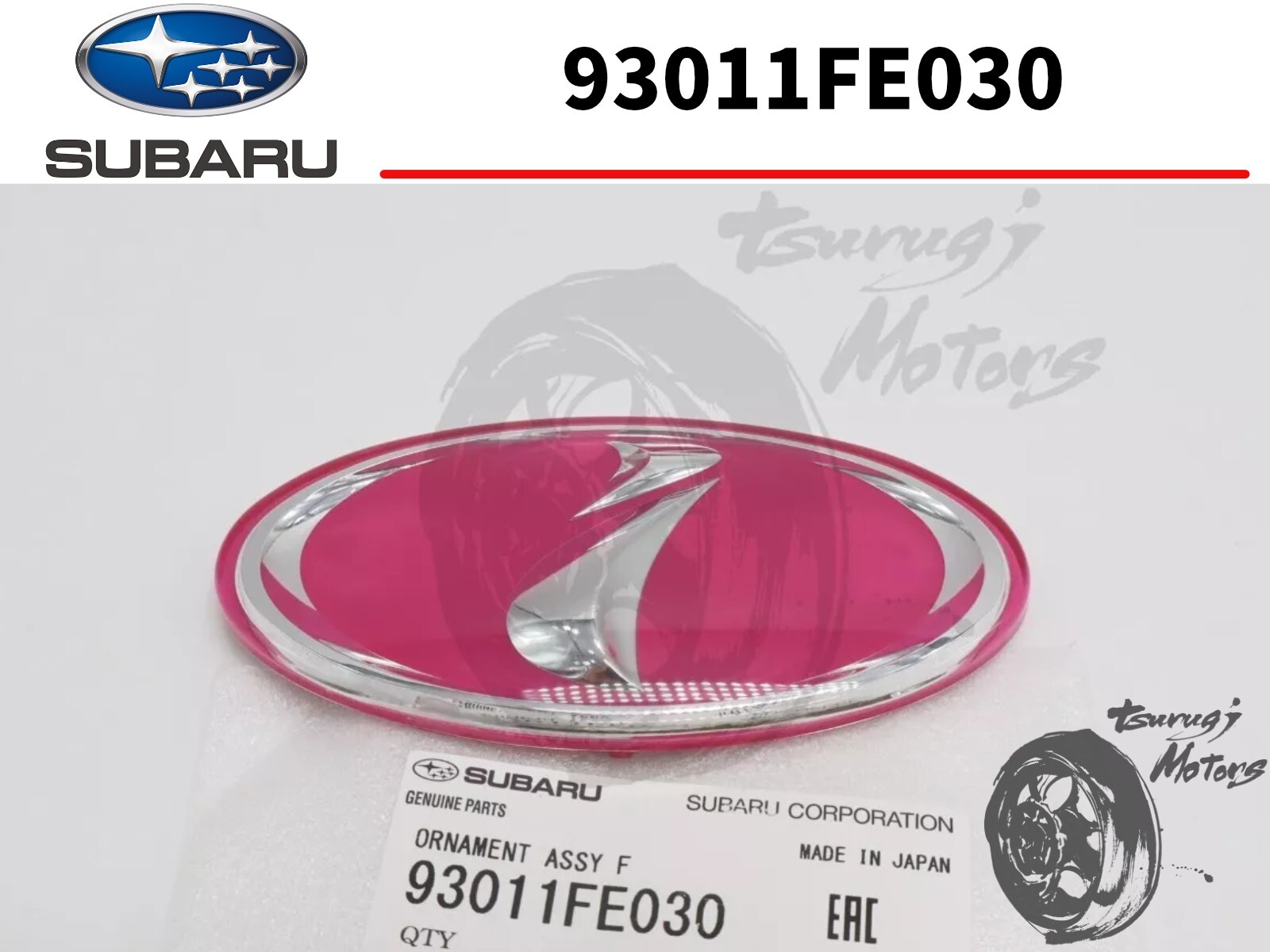 FOTHERINGAY★Same UK Pink  i logo オ FOTHERINGAY☆Same UK Pink i logo オ NEW GENUINE SUBARU
