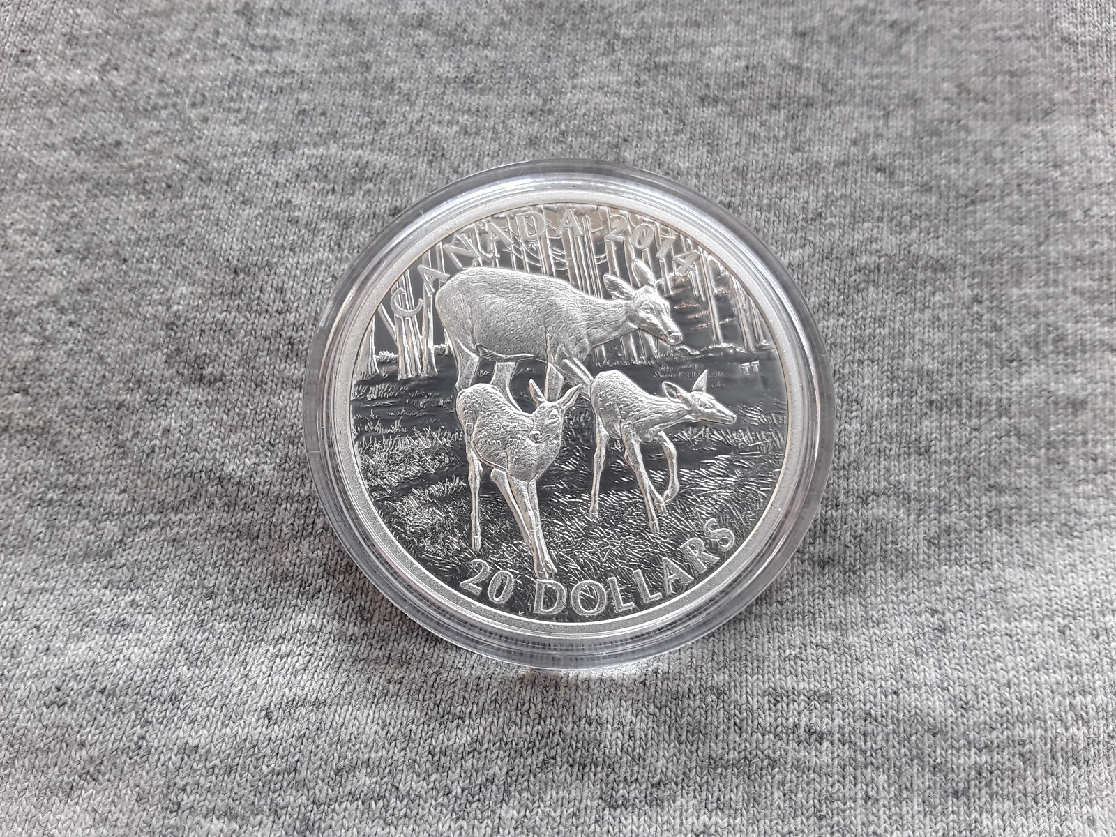 2014 CANDA $20 WHITE-TAIL DEER 4 COIN PROOF SET FREE SHIPPING