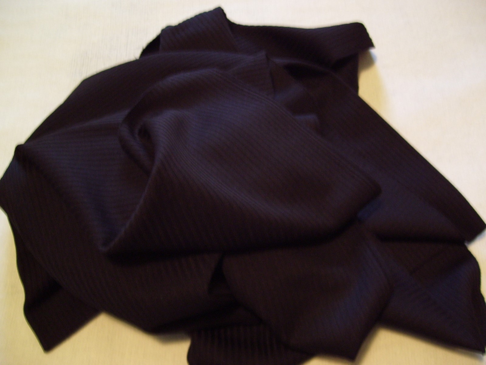 Vintage In Lot of 2 Polyester Double knit  Fabric In Black 63