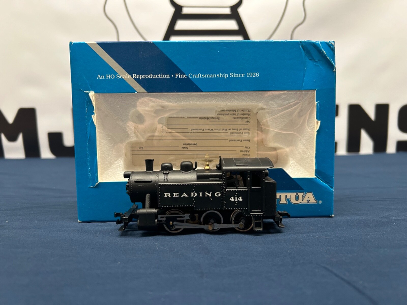 Mantua HO Reading #414 0-6-0 Tank Steam Engine 302-021 | eBay