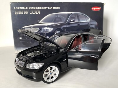 Super Rare 1:18 Kyosho BMW E90 3 Series 330i in Black in Super Rare 1:18 Kyosho BMW E90 3 Series 330i in Black in