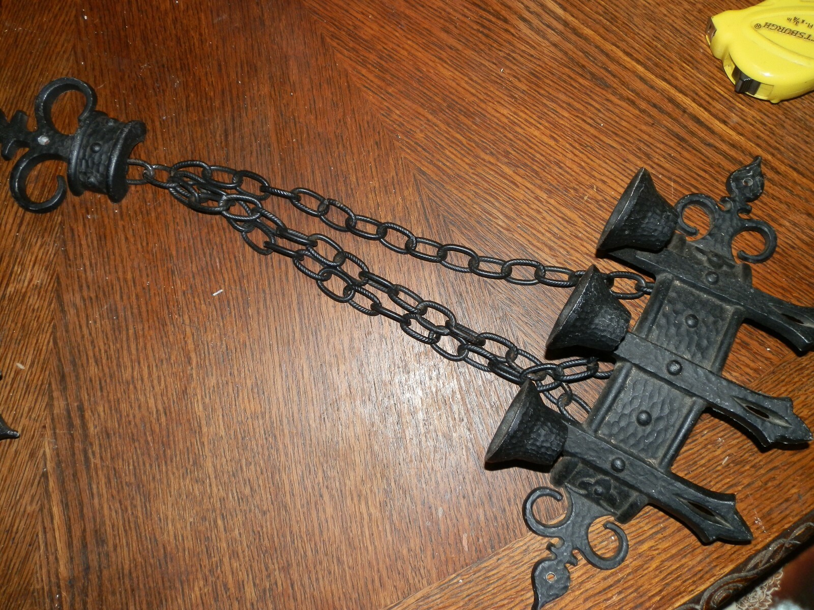 Vintage 1967 Sexton USA Black Cast Iron Wall Decor, 23 x 13