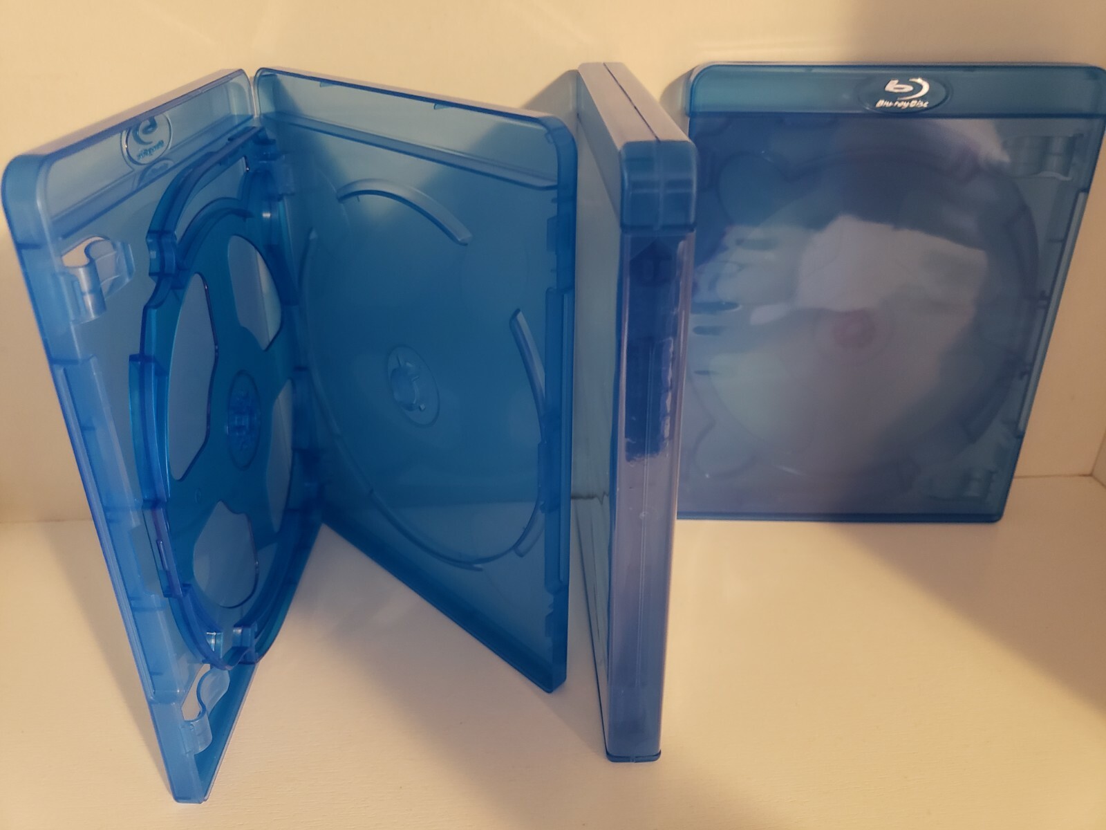 Bluray Replacement Case 3-Disc Triple Movie Thick Storage Case 5/8