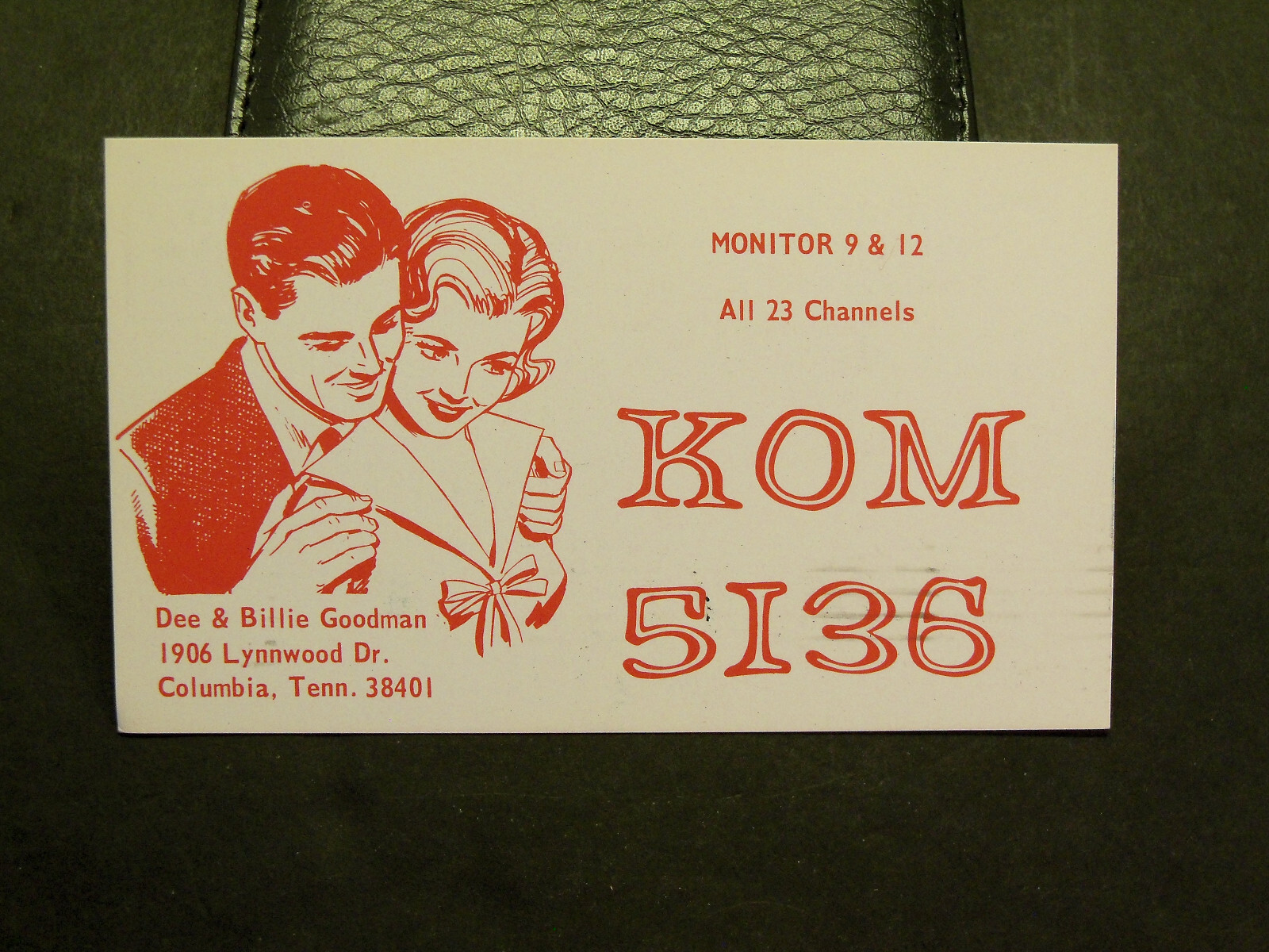 お歳暮 時期 QSL Columbia - Goodman Billie & Dee - 5136 KOM - Card コレクション