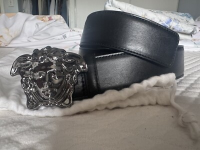Versace Medusa Belt Sz 34 Authentic