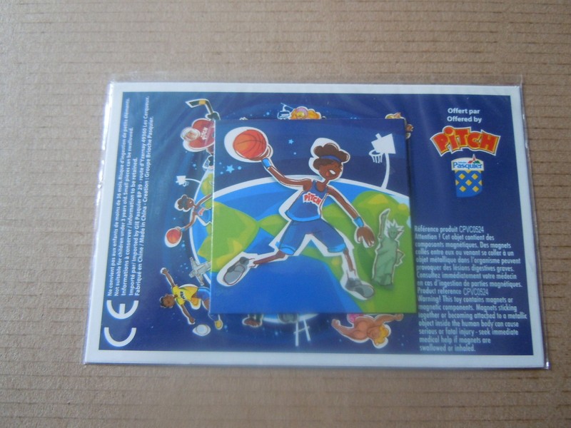 Magnet Pitch PlanÃ¨Te Sport - Basketteur