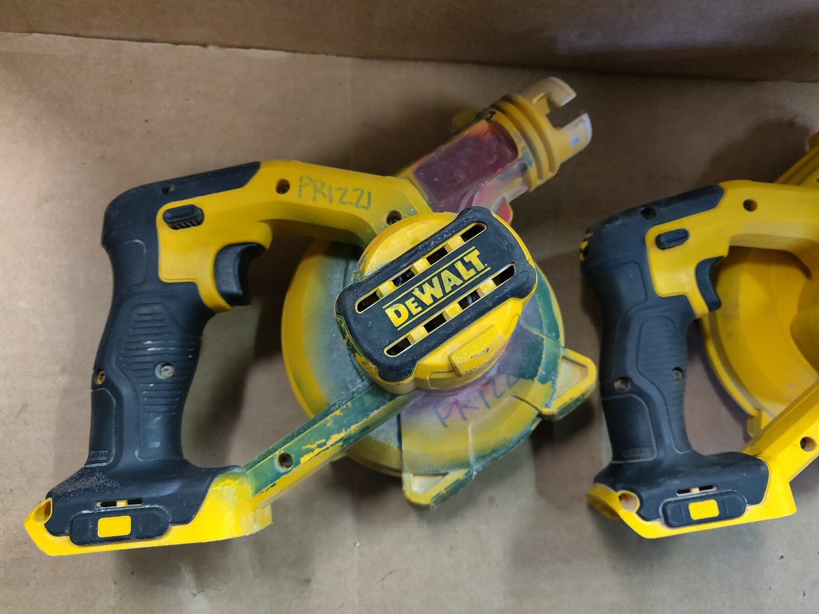 Not working for parts repair Dewalt DCE100 20V Cordless Blower Lot of two