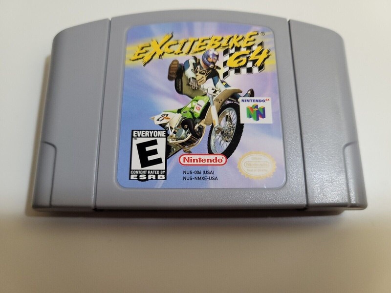Excitebike 64 for Nintendo 64 N64 Cart Great Shape
