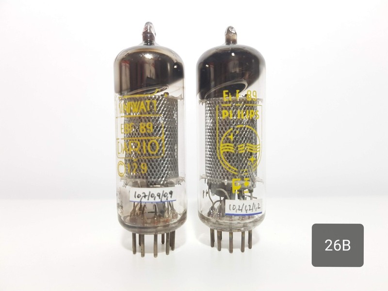 Ebf89 / 6dc8 (G31) Mullard Made Close Ring Getter Digitstd +100% X1