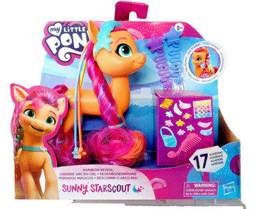 MY LITTLE PONY Sunny Starscout Rainbow Reveal  Long Hair 17 Accessories Braiding