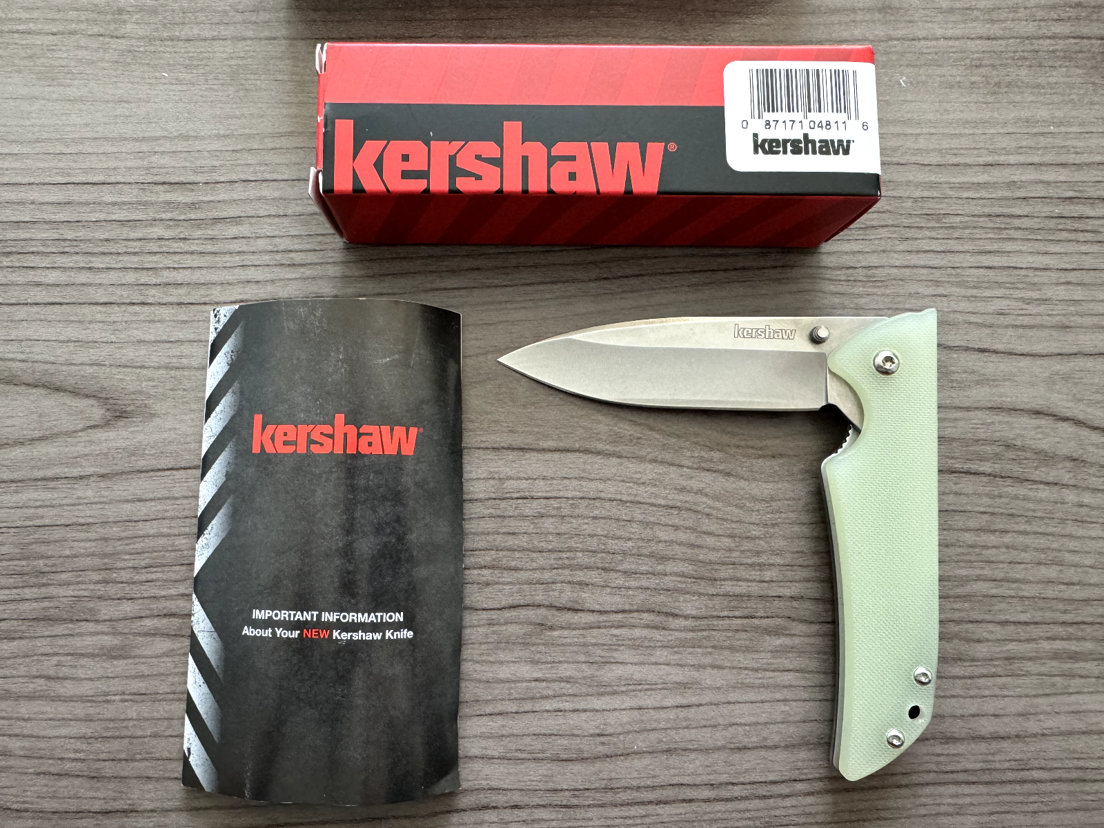 Kershaw Skyline 1760 JADE Made In USA Super Steel CPM 20CV N