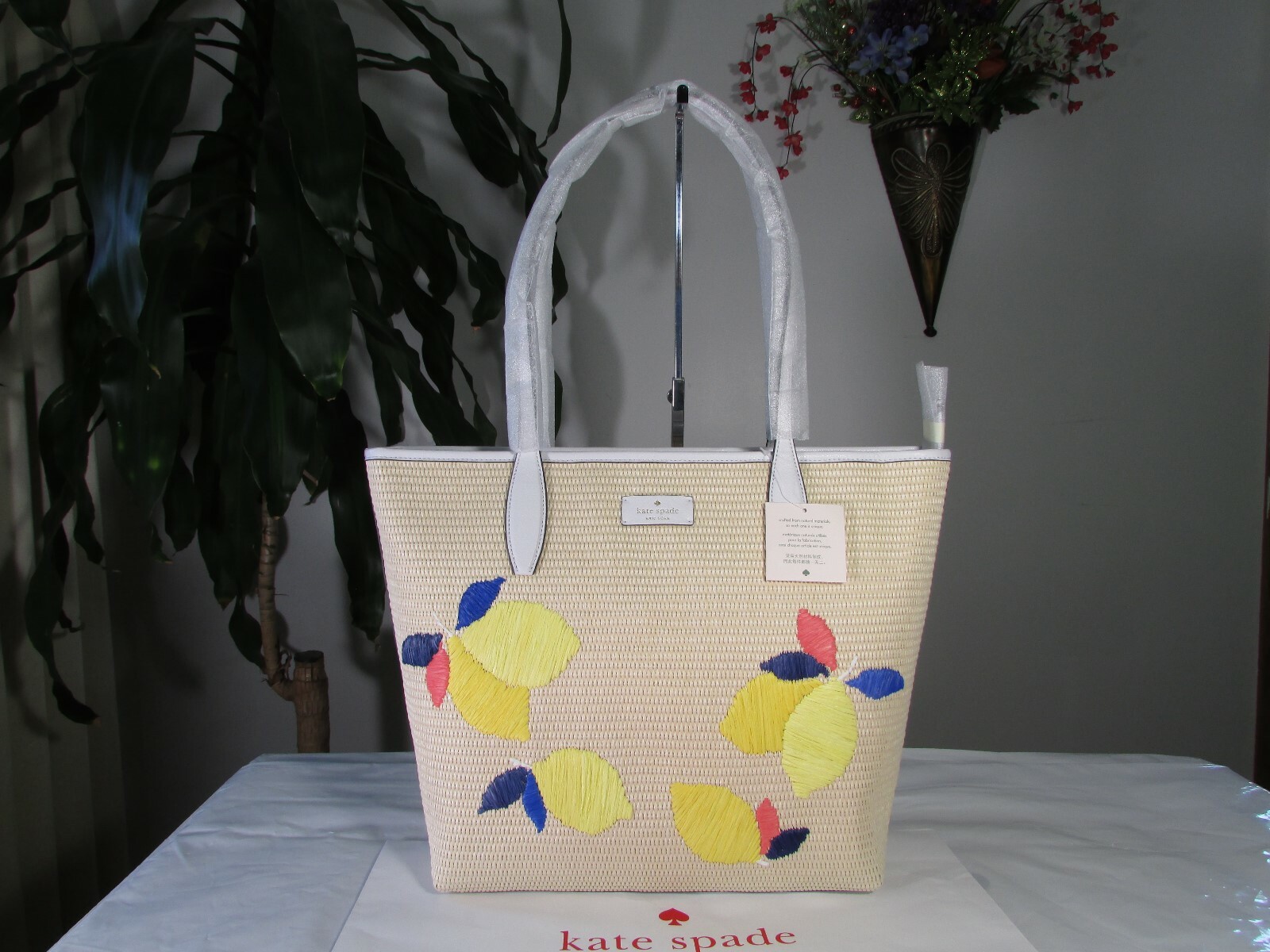 【韓国スタバ】ART COLLABO★Lemon Embroidery Large Tote Bag Starbucks Korea 2024 Lemon Embroidery Large Tote Bag | eBay