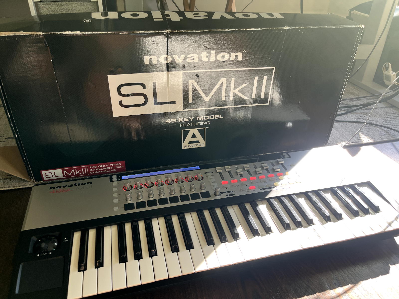 Novation 49SL MKII MIDI 49-Key MIDI Controller Keyboard | eBay