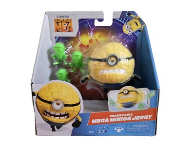 Illumination's Despicable Me 4 - Crash & Roll MEGA MINION JERRY Toy - NIB