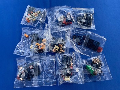 S World Minifigures Lot of 9 Marvel DC Deadpool Ironman Wolverine LOOK AND SEE!