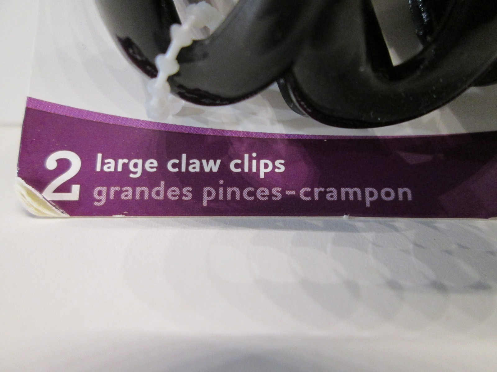 2pc Goody scunci Hair Accessories Claw Clips Brown Black Sparkles Lot#38