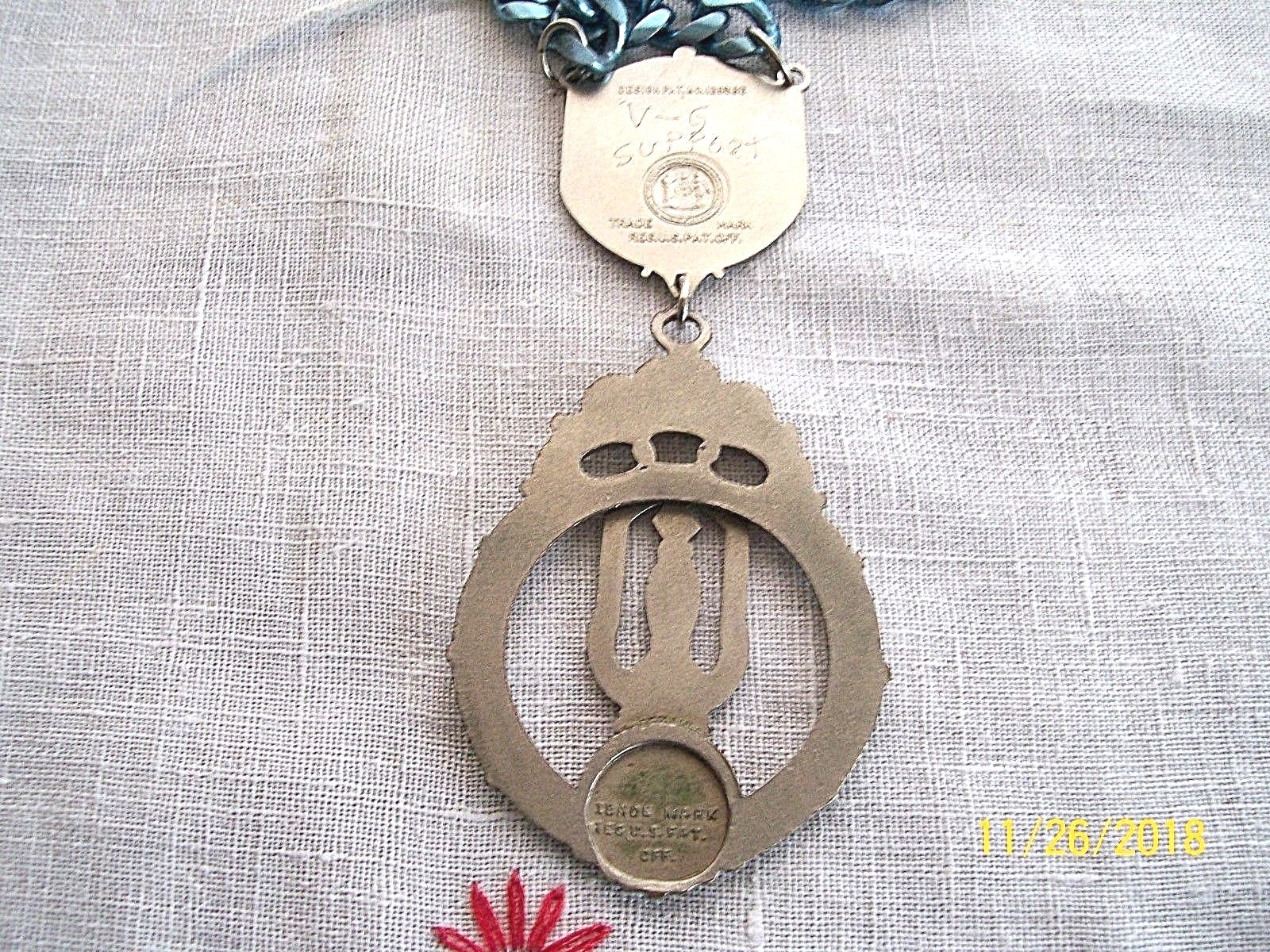 International Organization of Odd Fellows Ceremonial Medal on 17