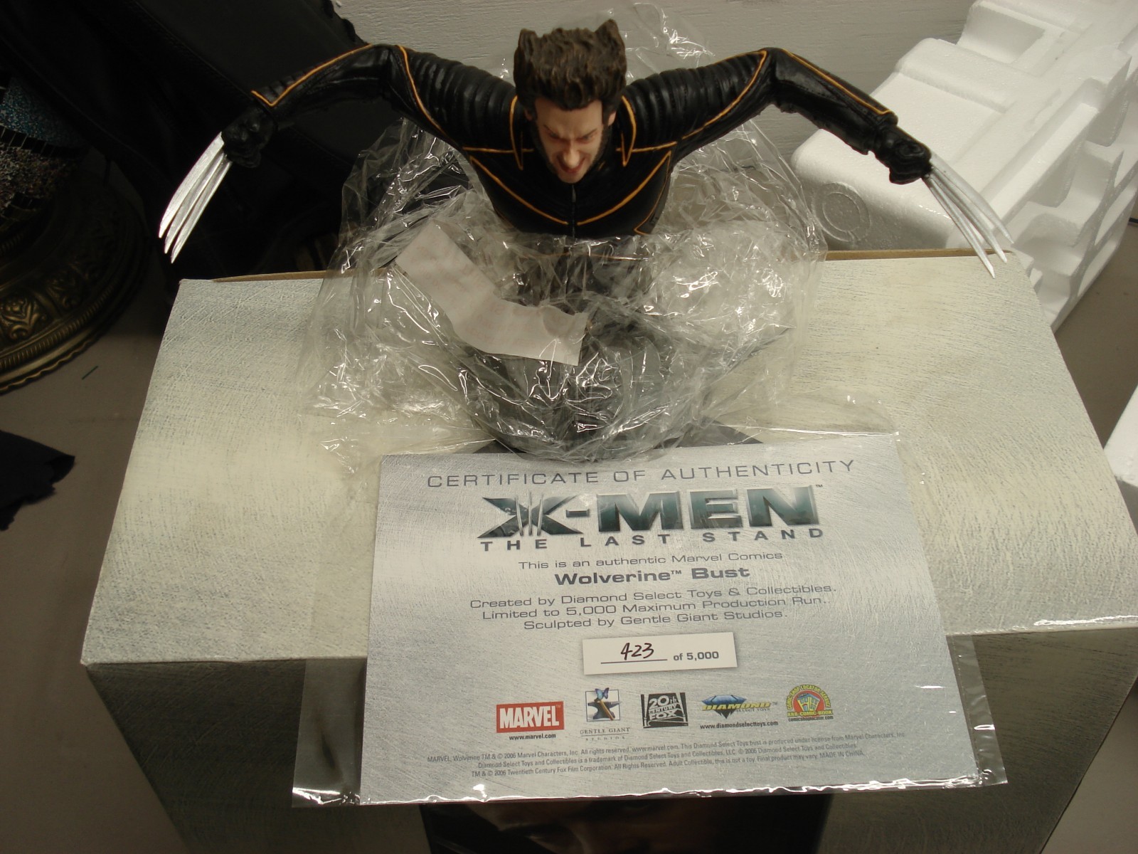 Wolverine Bust Statue X-Men The Last Stand New Gentle Giant Marvel Comics .