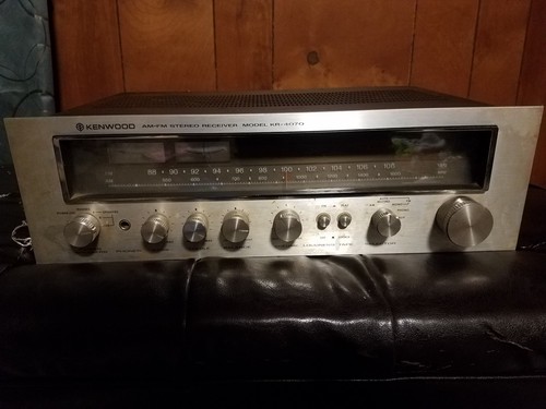Kenwood KR-4070 AM/FM Stereo Receiver  Parts & Repair NO POWER vintage Dirty SEE